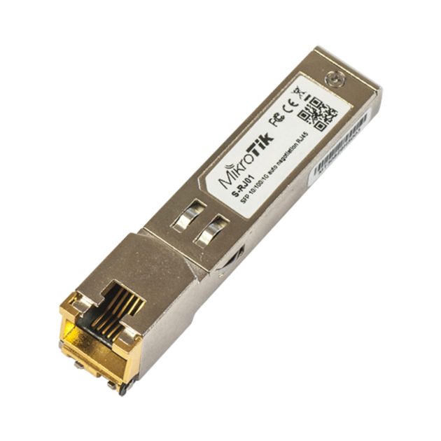 MikroTik RJ45 SFP 10/100/1000M copper module (neuwertig)